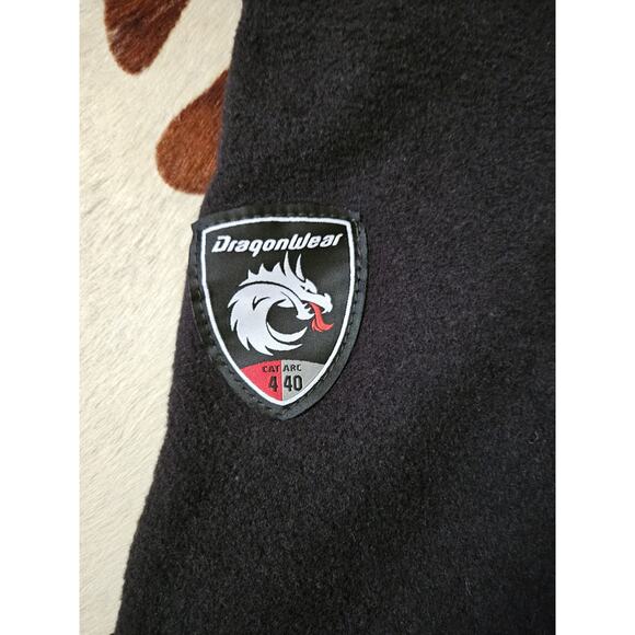 DragonWear Exxtreme FR Super Fleece Zip Jacket CAT ARC Men’s Black size L USA - Picture 3 of 9